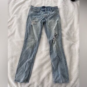 Gap Girlfriend Distressed Jeans
